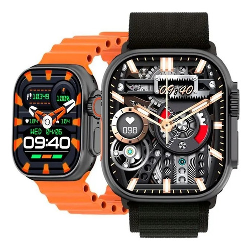 Reloj Smartwatch Mistral Smt-w69-09 Ø45mm + Malla Silicona