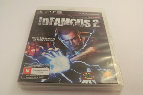 Jogo Infamous 2 - Ps3 Mídia Física Otimo Estado Usado