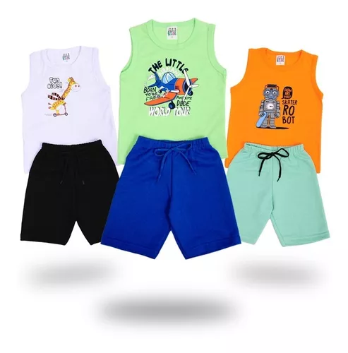 Conjunto Kit Infantil Verão Masculino 3 Peças Batman - Aballa Fashion -  Conjunto Infantil - Magazine Luiza