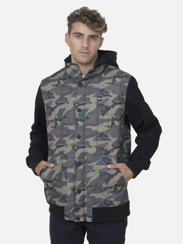 Casaca Hombre Bomber Camo Multicolor Maui And Sons