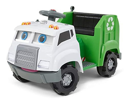 Kid Trax Real Rigs Toddler Recycling Truck Interactive Ride