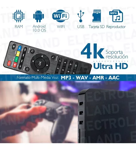 Convertidor Smart Tv 4k Convertir Tv Box Android Usb Teclado