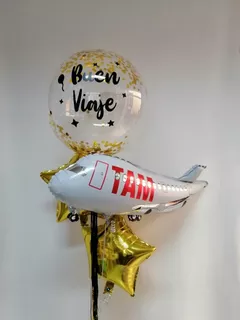 Globos De Viajes Inflado Con Helio