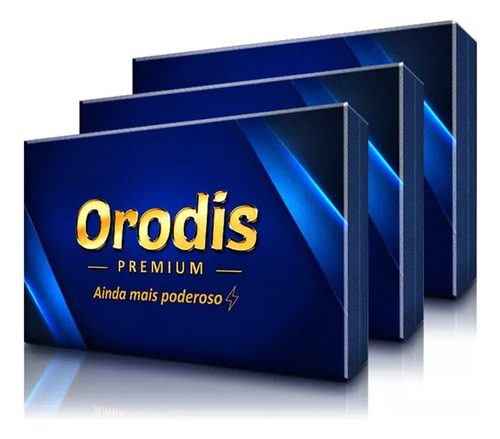 Suplemento em comprimidos Orodis  Premium Orodis Premium Sublingual em caixa de 100mL 3 un  pacote x 3 u