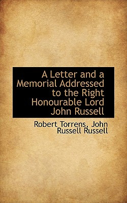 Libro A Letter And A Memorial Addressed To The Right Hono...