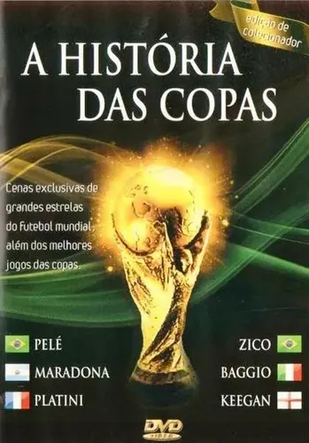 DVD Documentário A História das Copas Futebol Cine Art