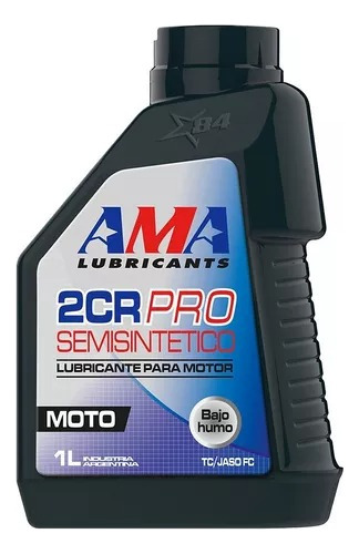 Aceite Ama 2cr Pro 2t Mezcla 1 Litro Semisintetico Gaona