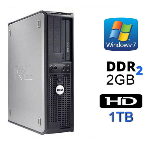 Cpu Dell Optiplex Dual Core / 2gb Ddr2 / Hd 1 Tera Promoção
