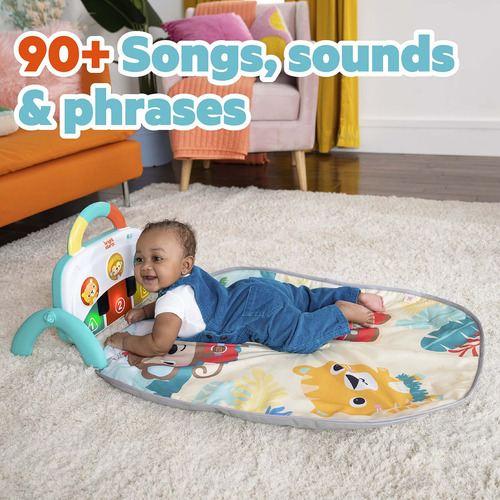 Ranurado 4 En 1 Kicks Piano Gym, Tummy Time Mat Activ...