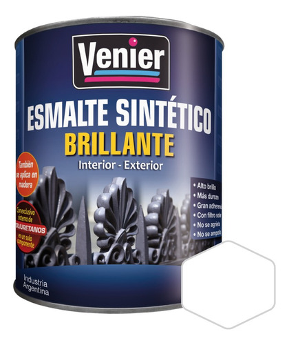 Esmalte Sintetico Brillante Venier 3p | 1/2lt