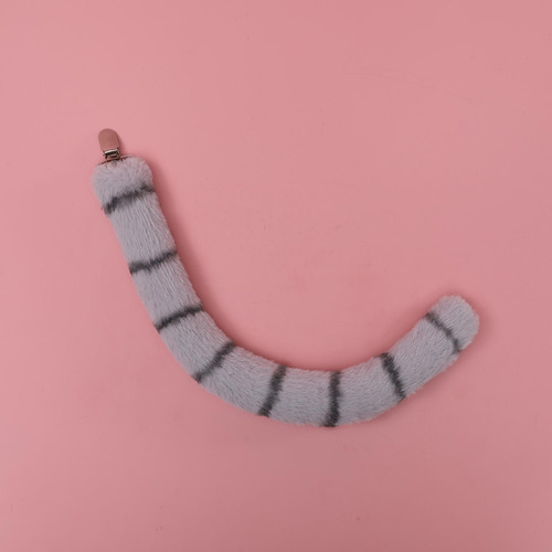 Juego De Orejas Y Cola De Mapache De Peluche, Disfraz De