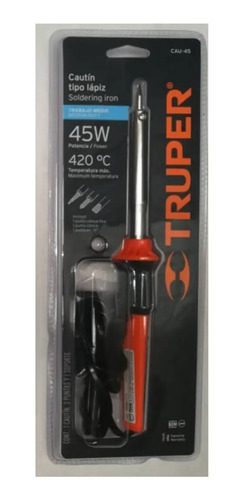 Cautín Tipo Lápiz 45w Incluye 3 Ptas Cód.17546 Truper | MercadoLibre