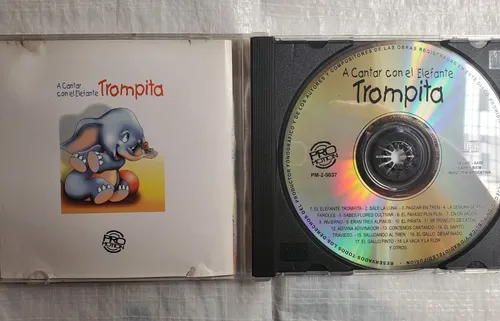 Cd A Cantar Con El Elefante Trompita Infantil Oferta Usado (Usado)