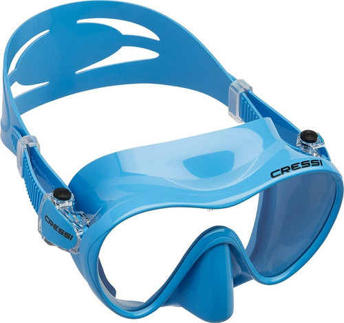 Visor Cressi F1 Frameless Buceo, Snorkeling, Apnea Blue