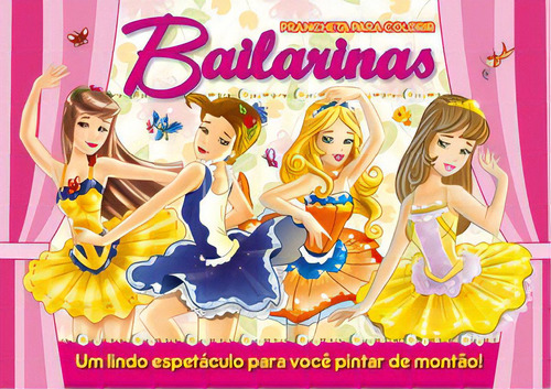 Livro: Bailarinas Prancheta Para Colorir, De Ibc - Instituto Brasileiro De Cultura Ltda. Série Indefinido, Vol. 1. On Line Editora, Capa Mole, Edição 1 Em Português, 2020