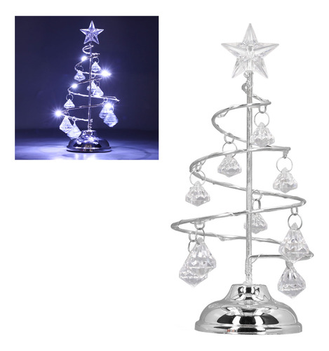Adorno Led Para Árbol De Navidad, Pequeño Cristal Decorativo