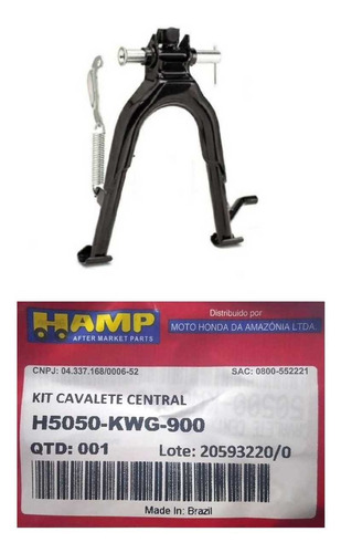 Kit Cavalete Central Cg125 Fan 2009-2018 Hamp Original Honda