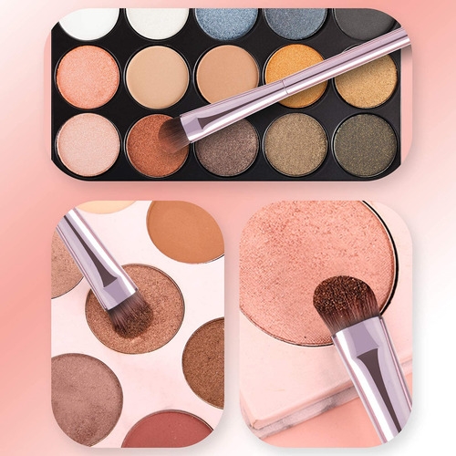 Juego De 5 Brochas De Maquillaje De Ojos Marca X Modelo Y Color
