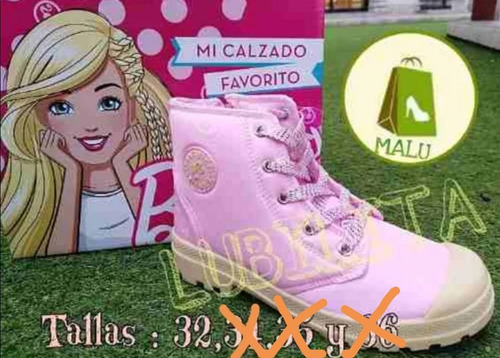 Botin Barbie Rosado Original