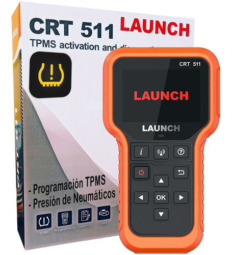 Escaner Automotriz Programador Tpms Launch Crt-511 Obdii 