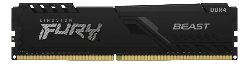 Memória Ram Kingston Fury Beast Ddr4 16gb 3600 Mhz
