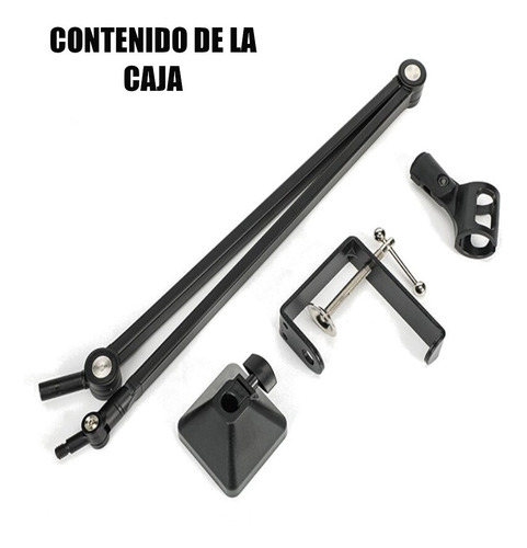 Imagen 8 de 9 de Soporte Para Micrófono Brazo Estudio Premium 100%profesional
