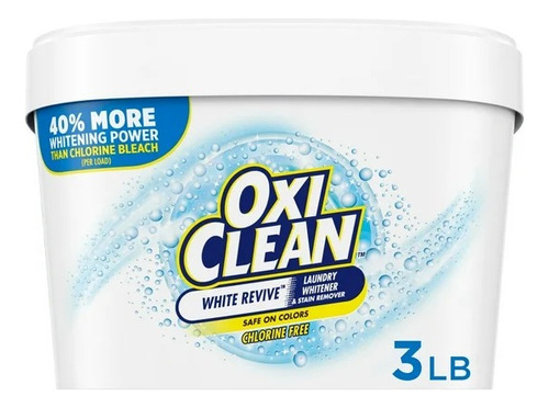 Blanqueador De Ropa + Quitamanchas, 1.36 Kg. Oxiclean