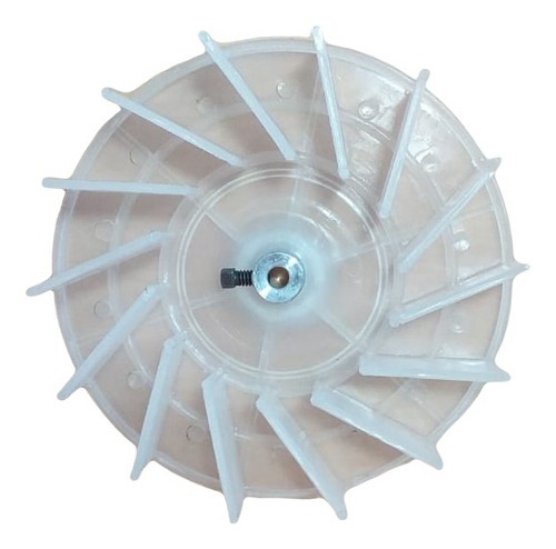Turbina Plastica Para Extractor 17,5 Cm Diametro -eje 9,5 Mm