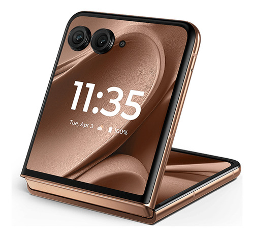 Motorola Razr 50 Ultra Dual SIM 512 GB Mocha Mousse 12 GB RAM hasta 24GB, Cámara 50MP, Teleobjetivo 50MP, IPX8 Sumergible, Gorilla Glass 7 Victus.
