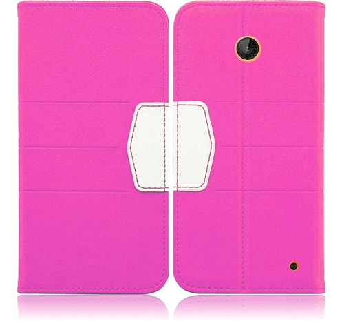 Hrwireless - Carcasa Híbrida Para Nokia Lumia 635, Hot Pink