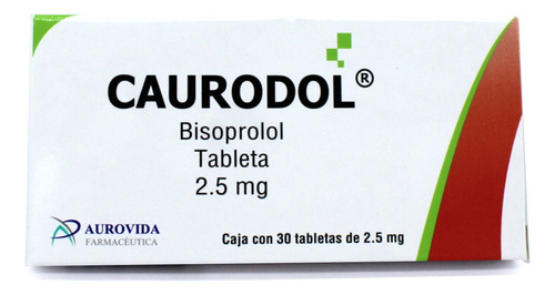 Caurodol Bisoprosol 2.5 Mg Con 30 Tabletas - 2 Pack