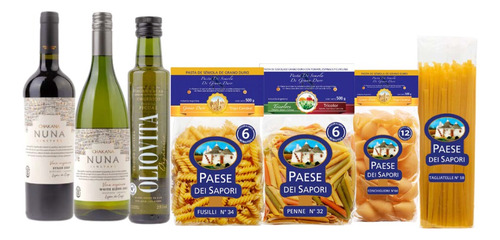 Pastas Paese Dei Sapori Vinos Chakana Aceite Oliovita Caja