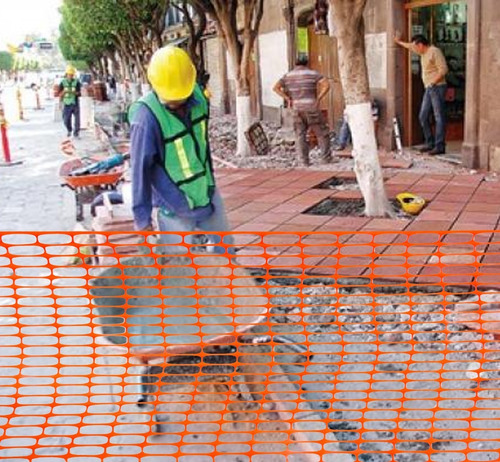 Malla Seguridad Protección Delimitar Construcción 1 X 1 Mt.