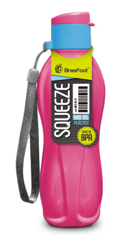 Garrafa Squeeze Matte 900ml Garrafinha Ideal