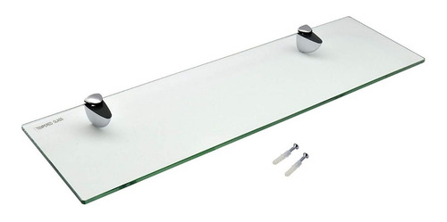 Juego 2 Estantes Cristal Templado 10 Mm 50 Cm X 15 Cm - Lujo