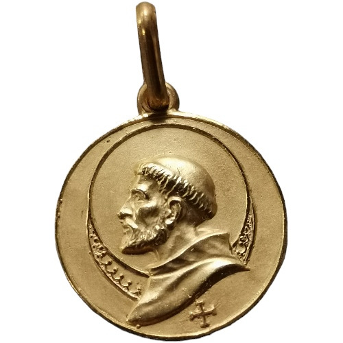 Medalla Oro 10k San Francisco De Asis #331 (medallas Nava) 