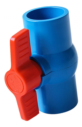 Válvula De Bola De Pvc Para Tratamiento De Agua, Azul 40mm