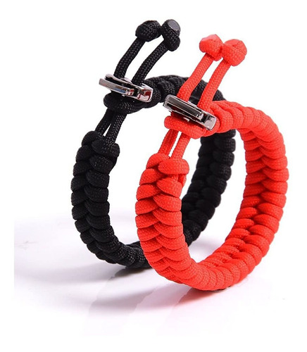 Pulseras De Paracord Con Cola De Pez - Set De 2