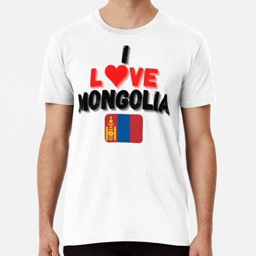 Remera Me Encanta Mongolia Algodon Premium