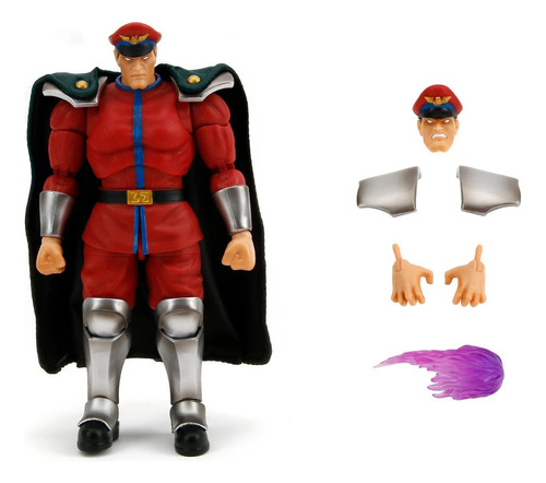 Figura De Acción 6 Ultra Street Fighter Ii M. Bison
