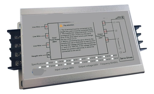 7.5kw Trifásico Inteligente Servo Transformador Electrónico