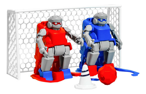 Futbol De Robots Toy Logic Color Azul Personaje Androide