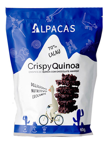 Alpacas Crispy Quinoa 70% cacau 60g