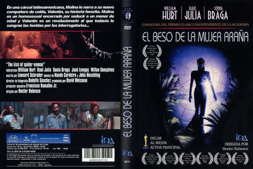 El Beso De La Mujer Araña- Sonia Braga- Manuel Puig - Dvd