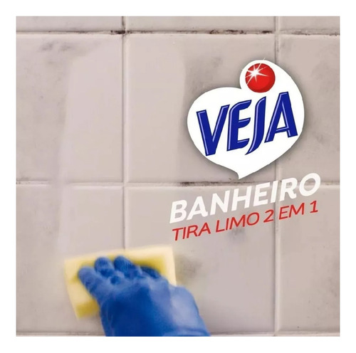 Kit 2 X-14 Limpeza Pesada Veja Banheiro 2em1 400ml Cada
