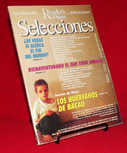 Revista Selecciones Reader's Digest México Febrero 1998