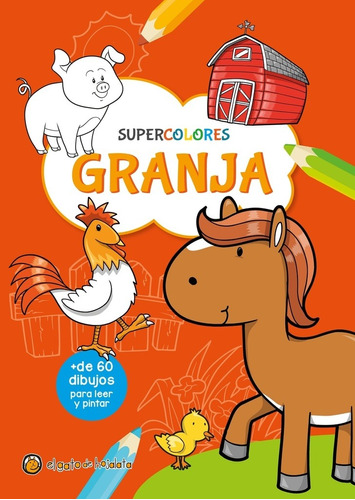 Libro Infantil Para Colorear Granja Supercolores