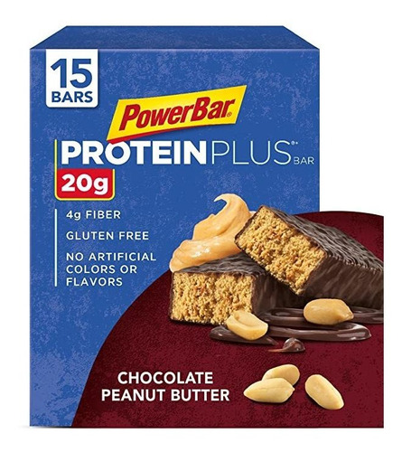 Barra Powerbar Protein Plus, Mantequilla De Maní Con Chocol