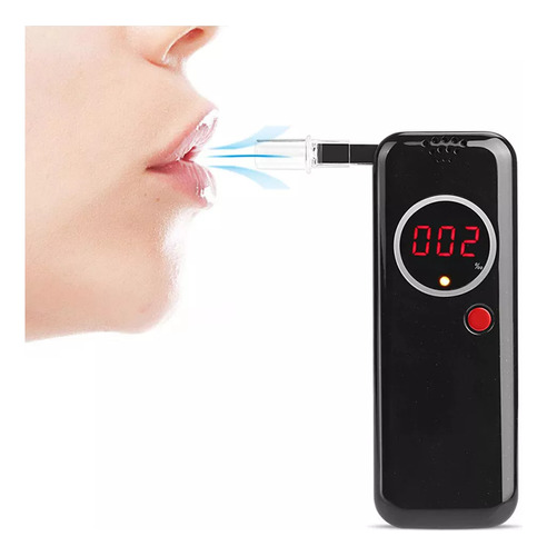 Bafômetro Portátil Com Álcool Digital Policer Breath