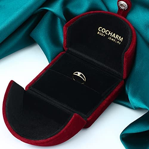Cocharm Pendientes De Concha Exterior Orbital Con Bisagras D